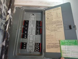 Federal Pacific Stab-Lok electric panel